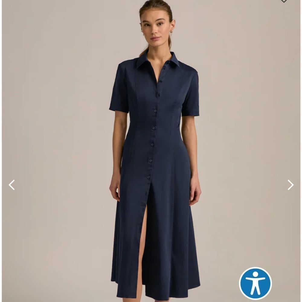 NEW, Favorite Daughter THE DEMURE DRESS Navy